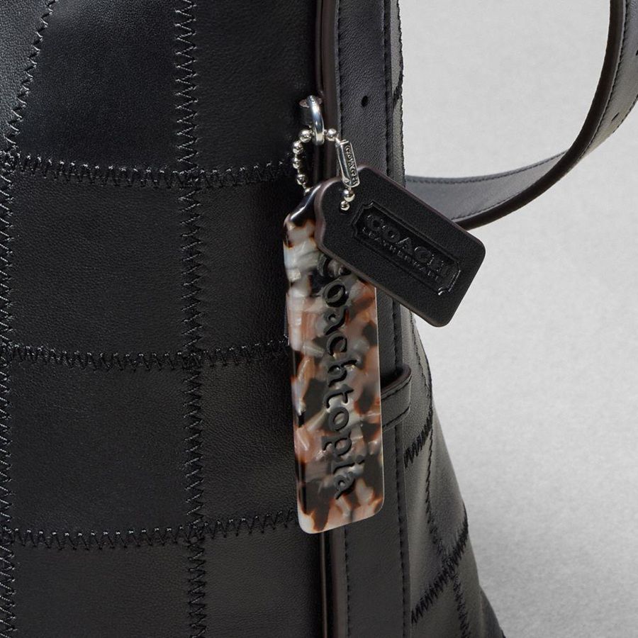Hobo Bag COACH Alter/Ego In Checkerboard Upcrafted Leather Feminino Pretas | 76409VHQN
