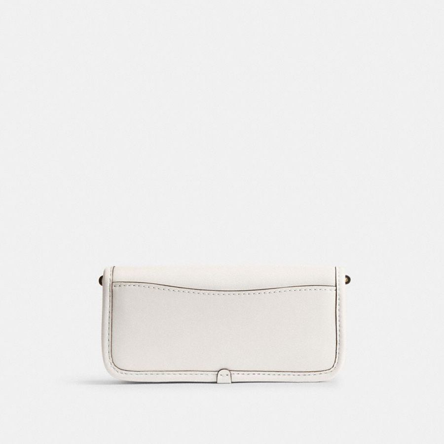 Hobo Bag COACH Dinky 14 Feminino Branco | 58027GAOU