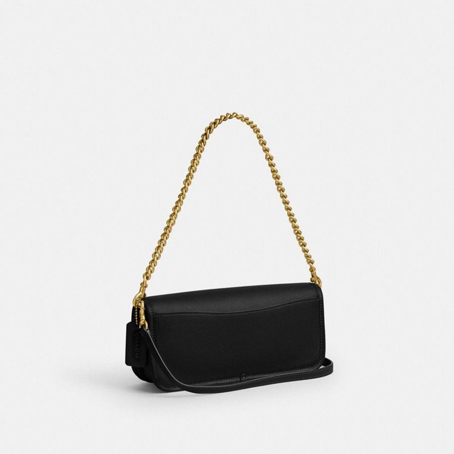 Hobo Bag COACH Dinky Feminino Pretas | 76409OXAE