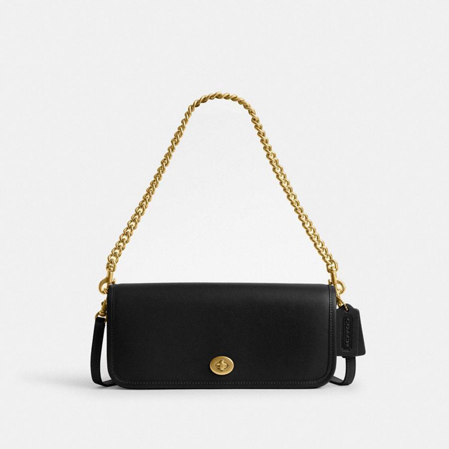 Hobo Bag COACH Dinky Feminino Pretas | 76409OXAE