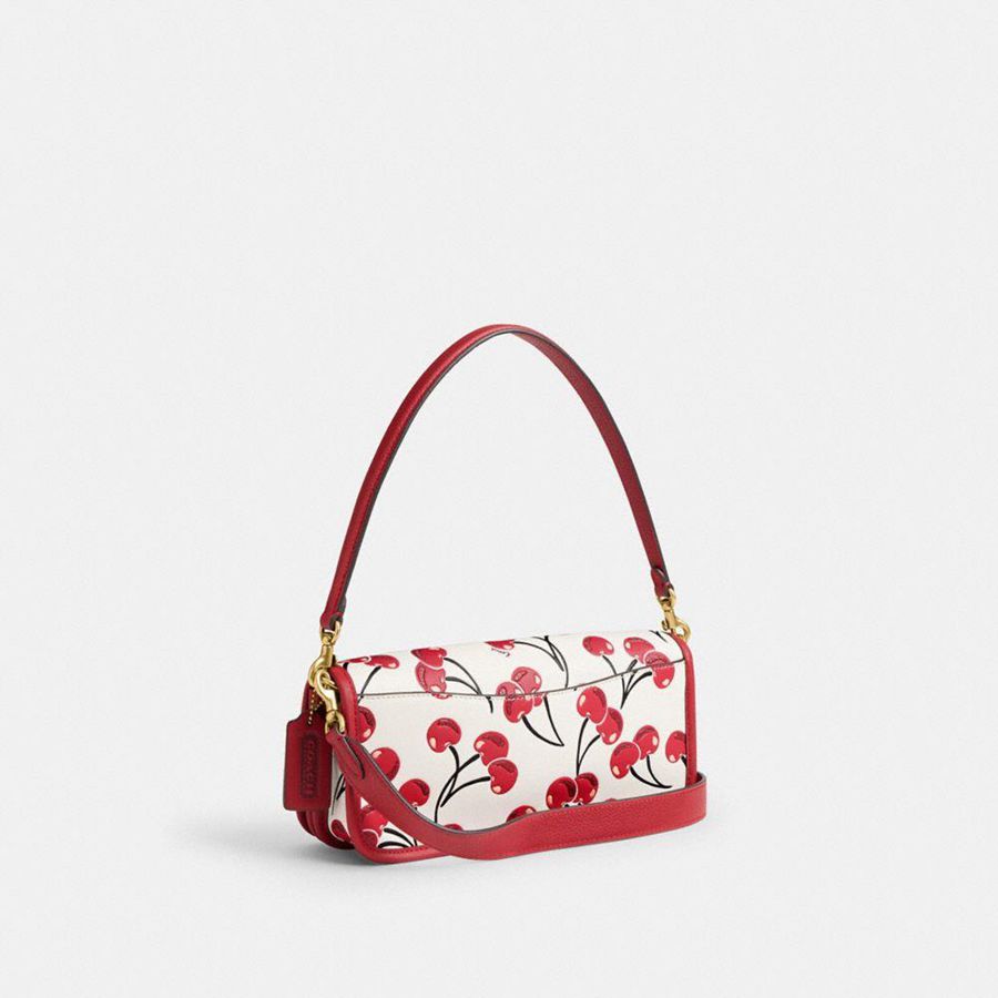 Hobo Bag COACH Dinky With Cherry Print Feminino Vermelhas | 30765QAKO