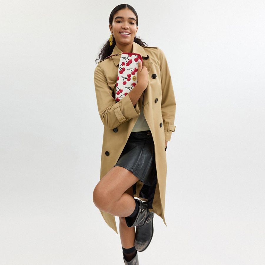 Hobo Bag COACH Dinky With Cherry Print Feminino Vermelhas | 30765QAKO