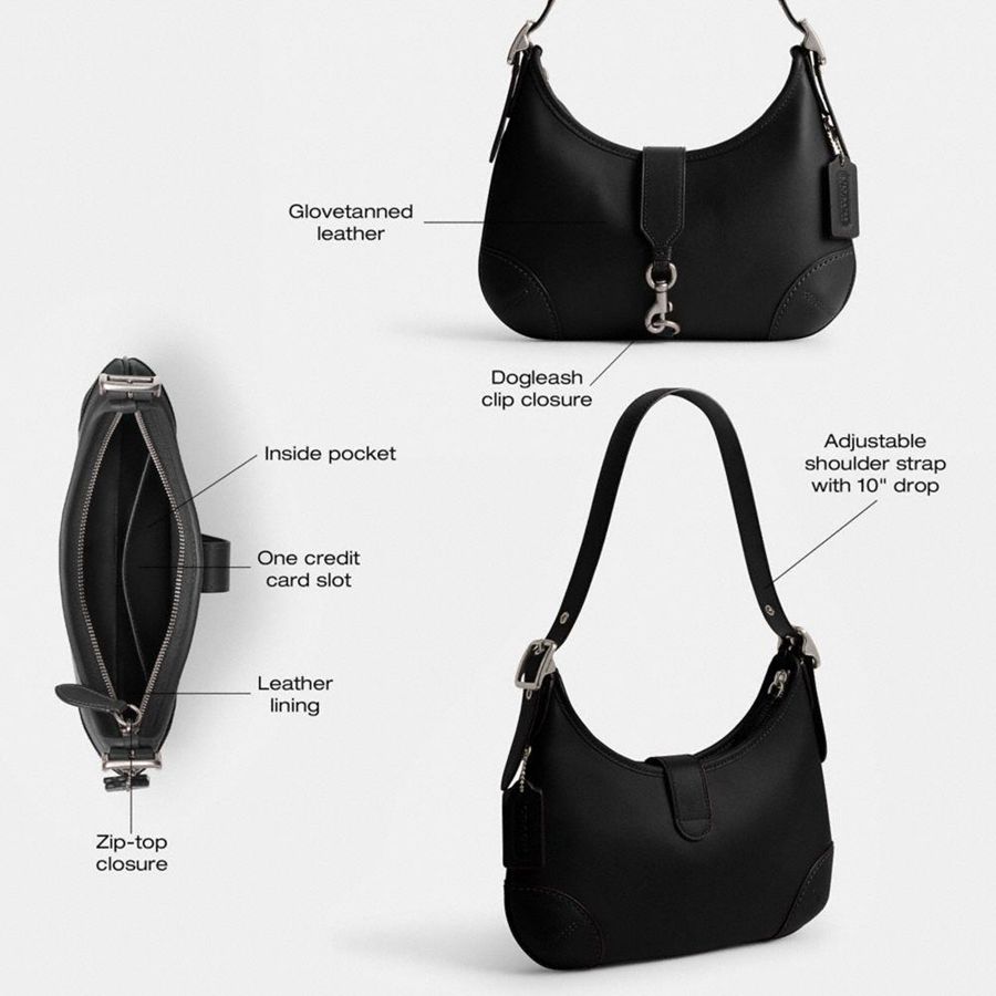Hobo Bag COACH Hamptons Feminino Branco | 85420EYAO