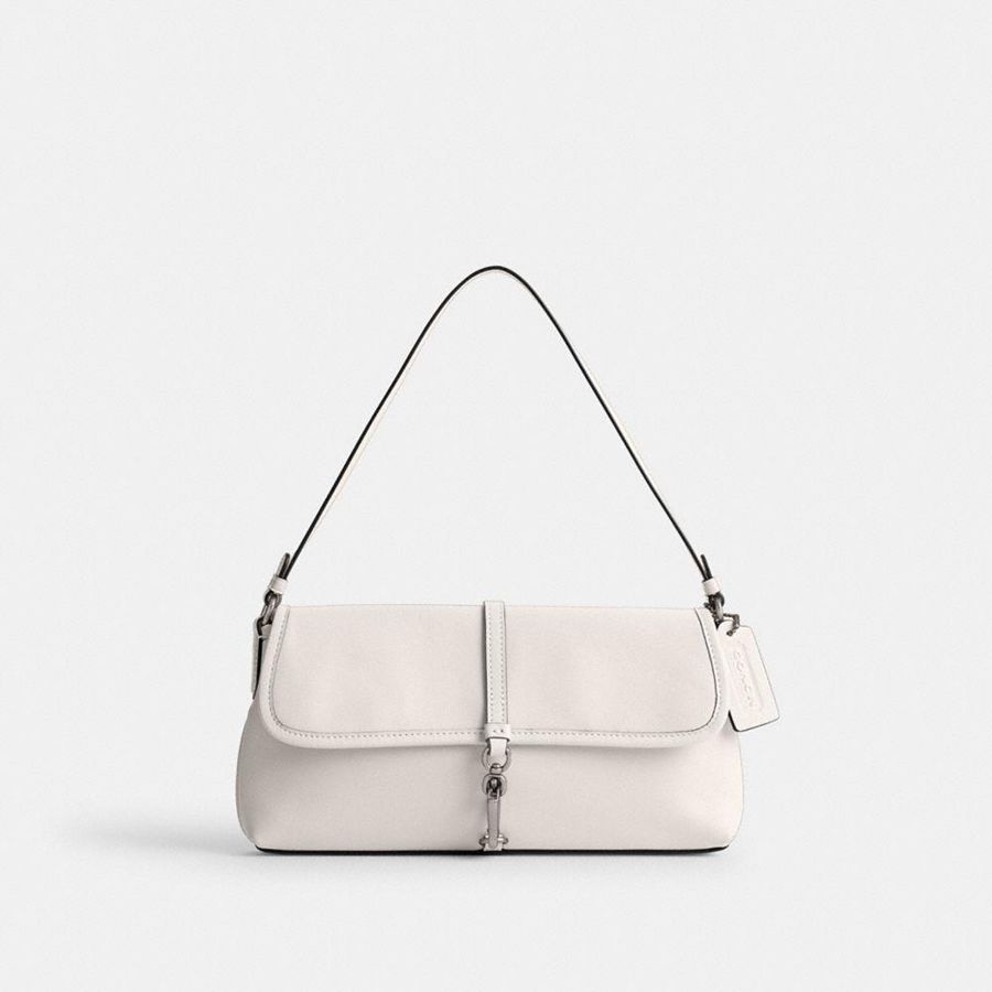 Hobo Bag COACH Hamptons Feminino Branco | 70942XWVU
