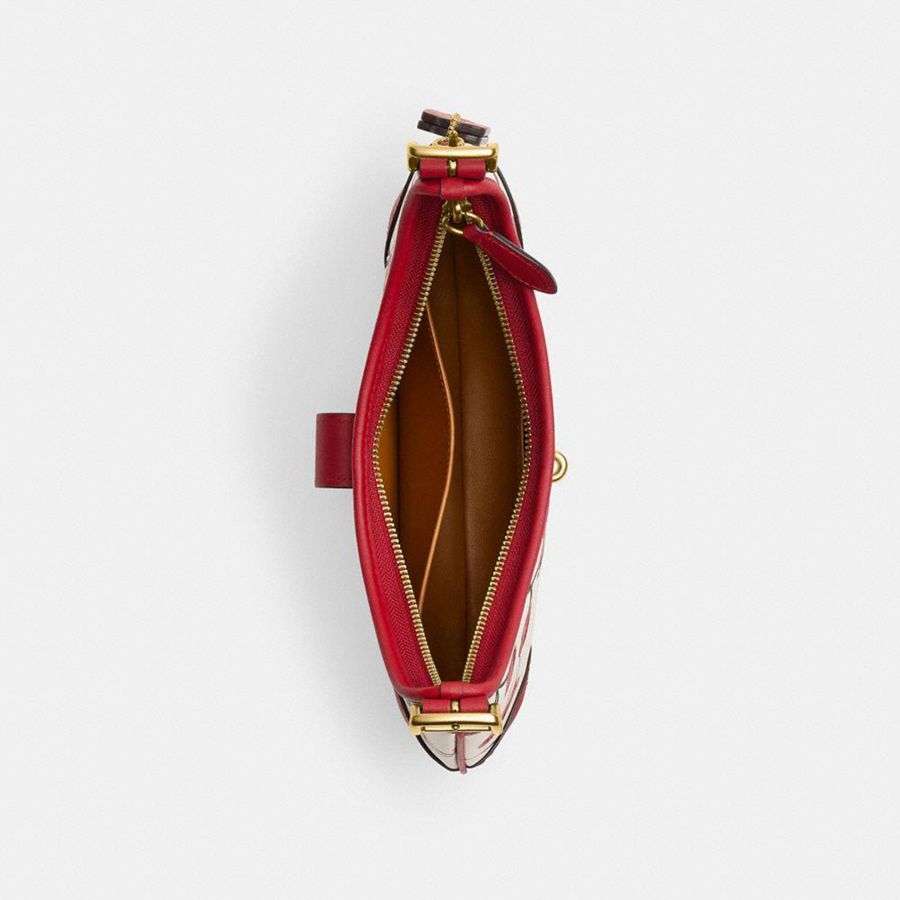 Hobo Bag COACH Hamptons With Cherry Print Feminino Vermelhas | 76125IVMC
