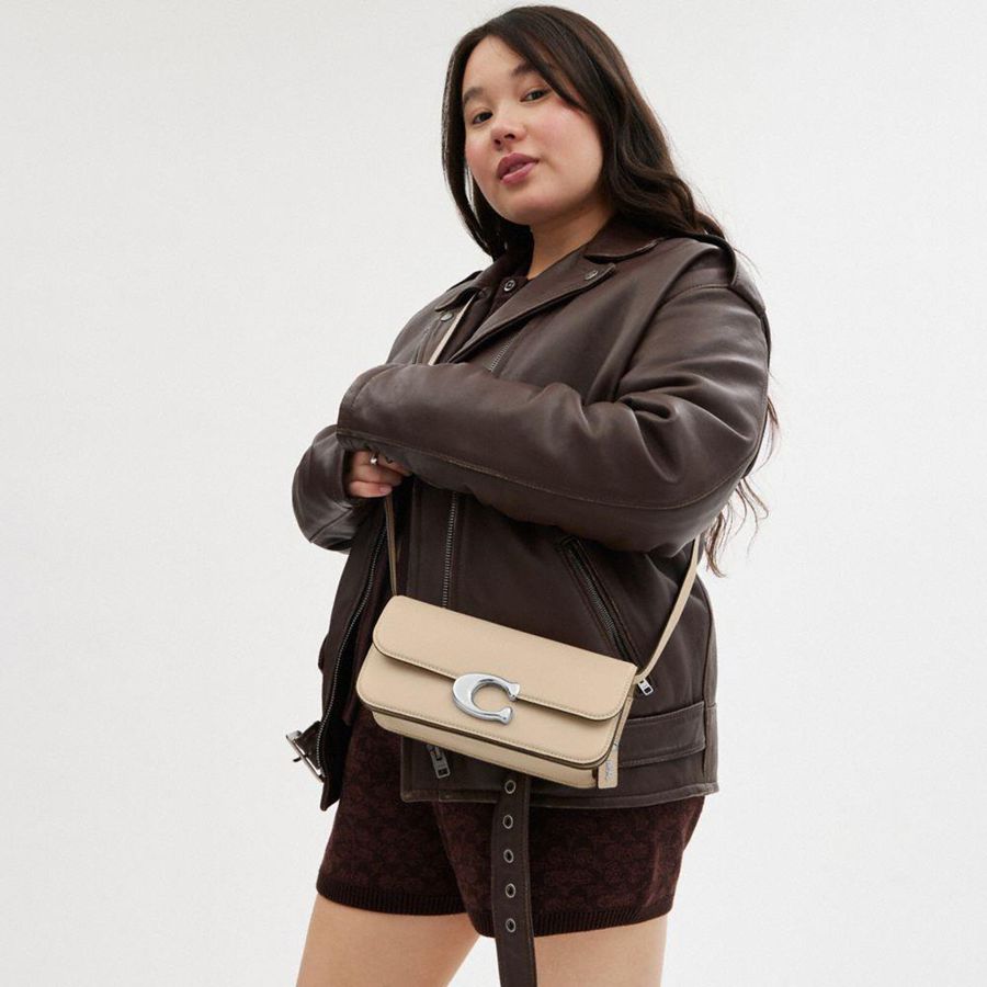 Hobo Bag COACH Idol 23 Feminino Branco | 95013DVWZ