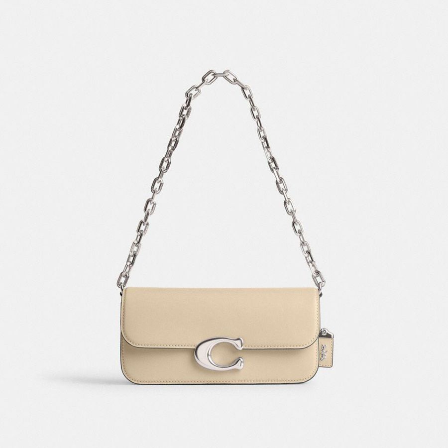 Hobo Bag COACH Idol 23 Feminino Branco | 95013DVWZ