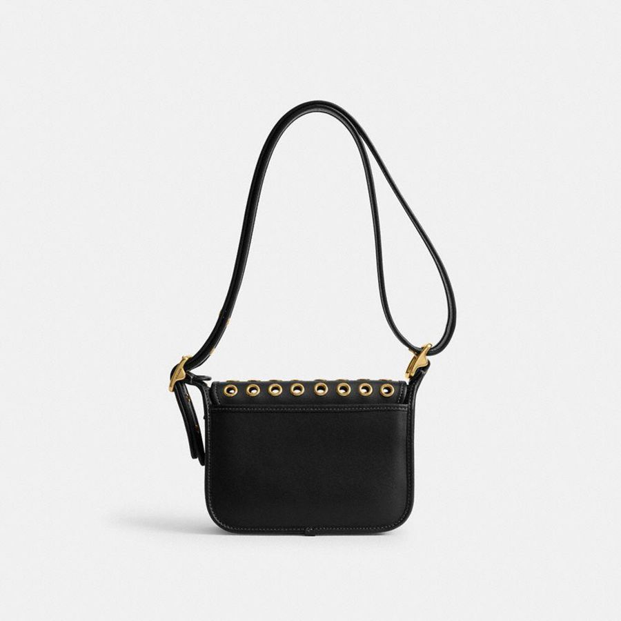 Hobo Bag COACH Patricia Legacy 19 With Grommets Feminino Pretas | 36982TWUH