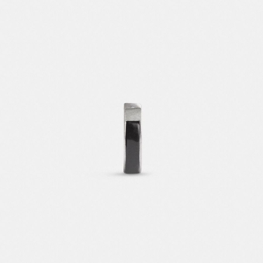 Jóias COACH Sterling Hoop Earring Masculino Prateadas | 30418RGYZ