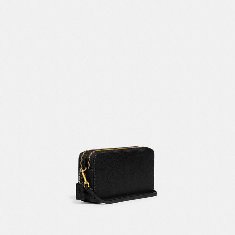 Kuplung Táskák COACH Kira Crossbody Feminino Pretas | 40958EUVC