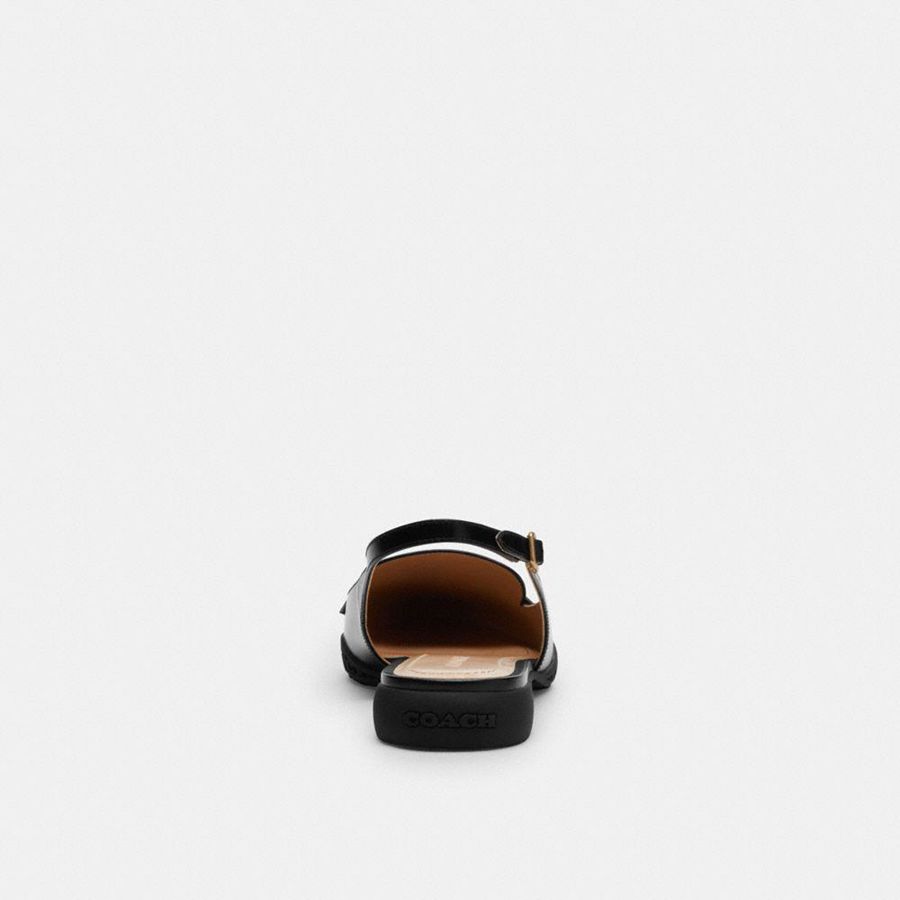 Mocassins COACH Carrie Skimmer Feminino Pretas | 35419GOPZ