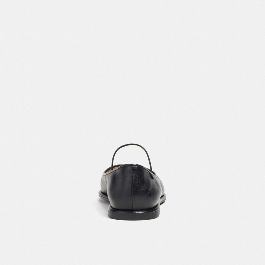 Mocassins COACH Emilia Mary Jane Feminino Pretas | 37104BCEZ