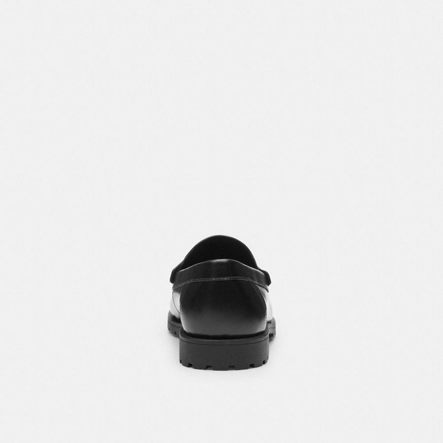 Mocassins COACH Jocelyn Feminino Pretas | 48617BUCE