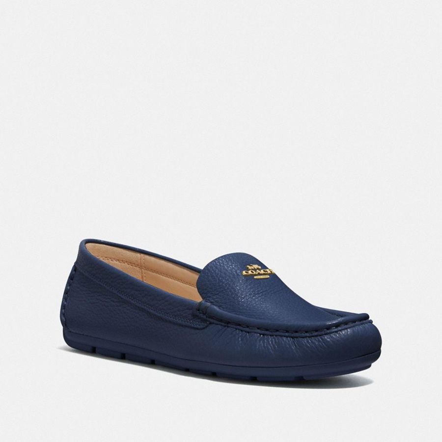 Mocassins COACH Marley Driver Feminino Azuis | 25146SQAN
