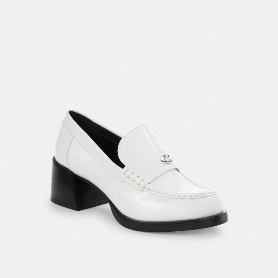 Mocassins COACH Natalie Feminino Branco | 52190CUOH