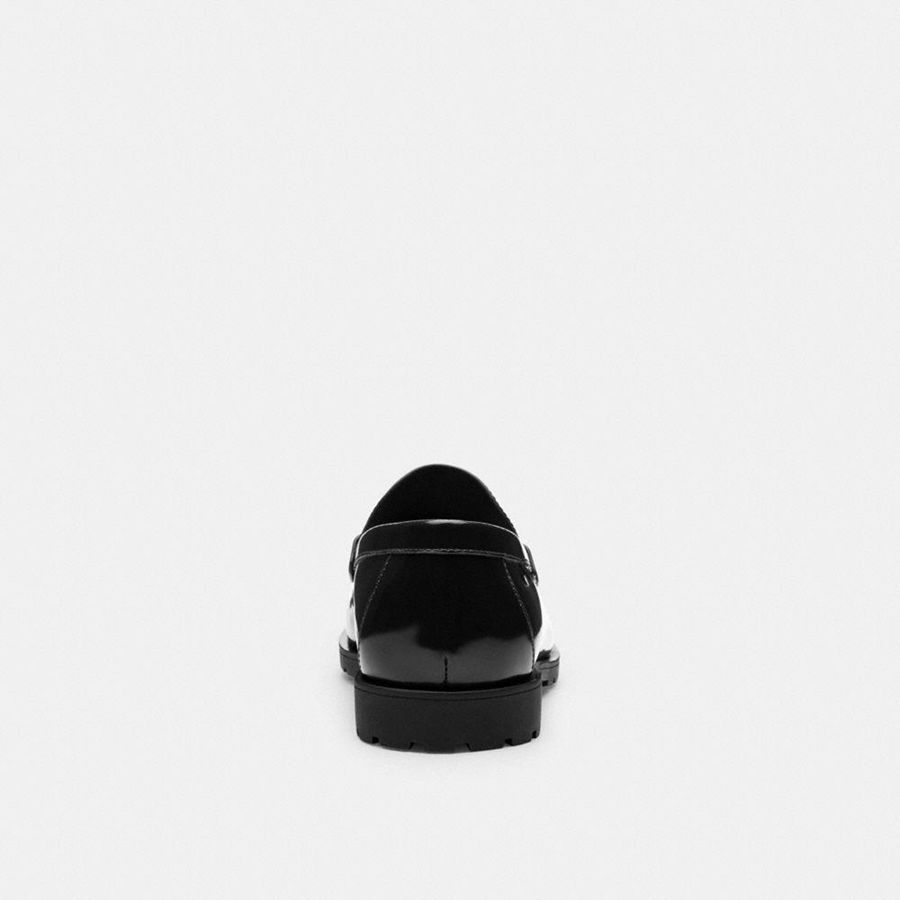 Mocassins COACH Reagan Masculino Pretas | 09437LACU