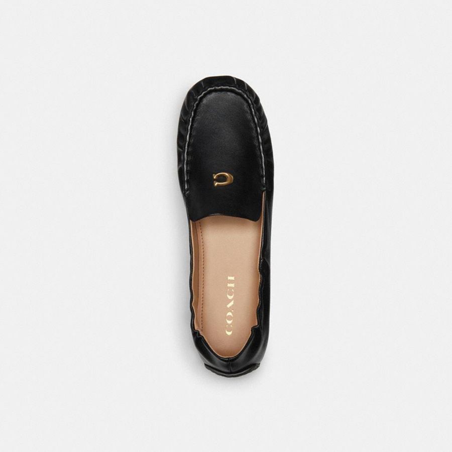 Mocassins COACH Ronnie Feminino Pretas | 50147TQIJ