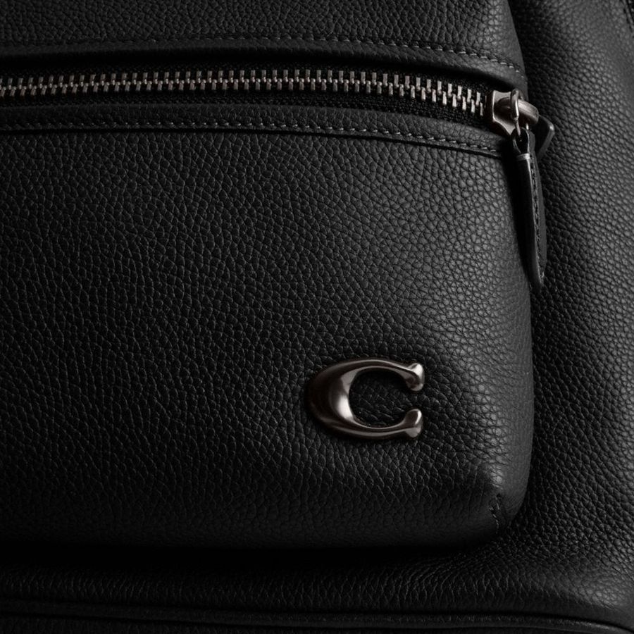 Mochila COACH Charter Masculino Pretas | 13705IMSP