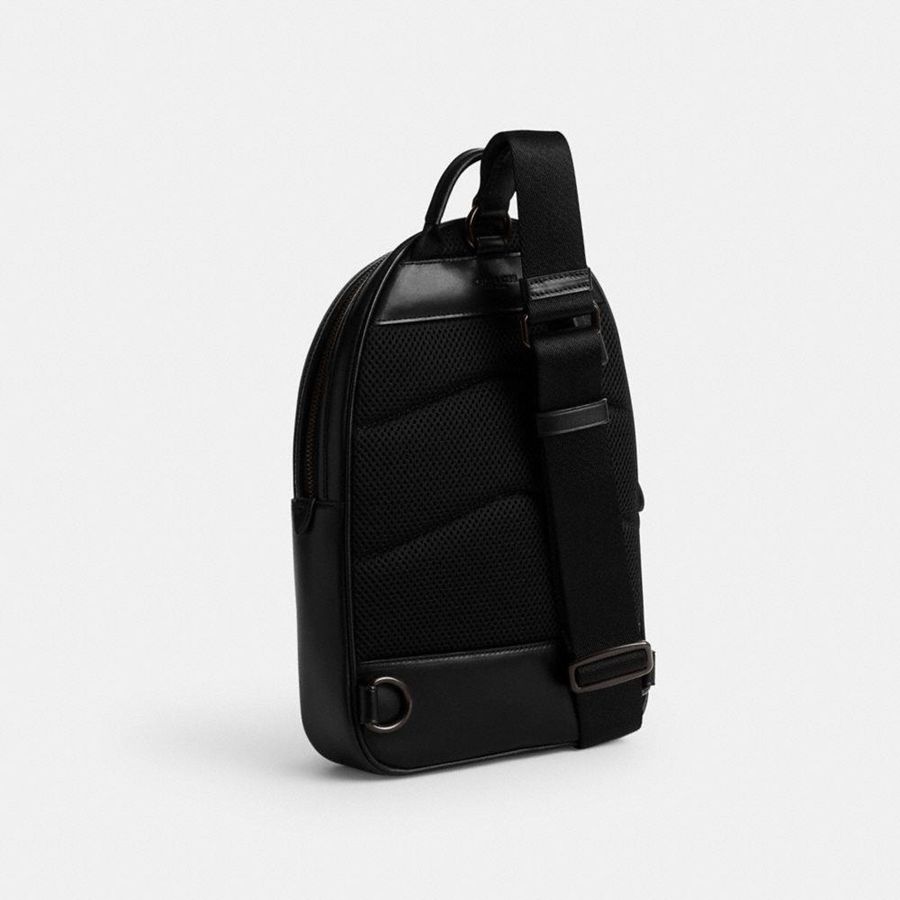 Mochila COACH Charter Pack In Signature Canvas Masculino Cinzentas | 91052EIKU