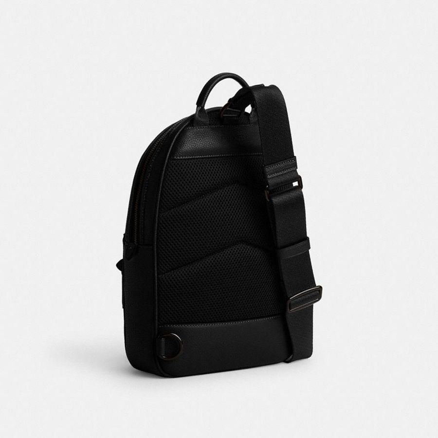 Mochila COACH Charter Pack Masculino Pretas | 90637HFBV
