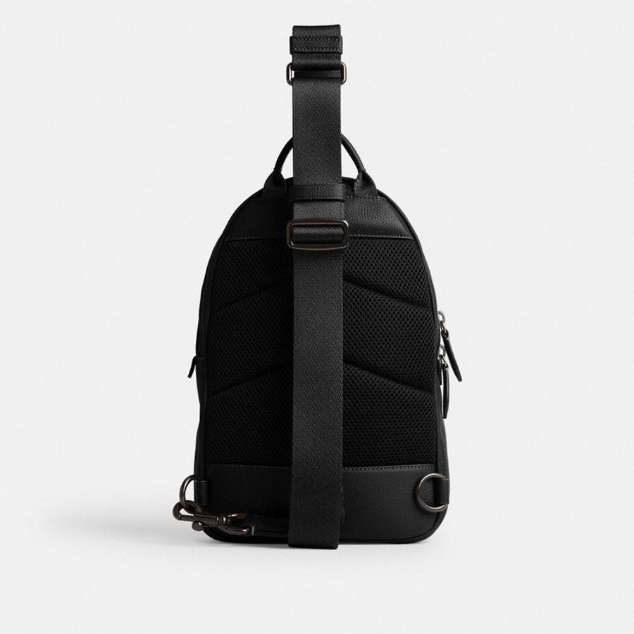 Mochila COACH Charter Pack Masculino Pretas | 90637HFBV