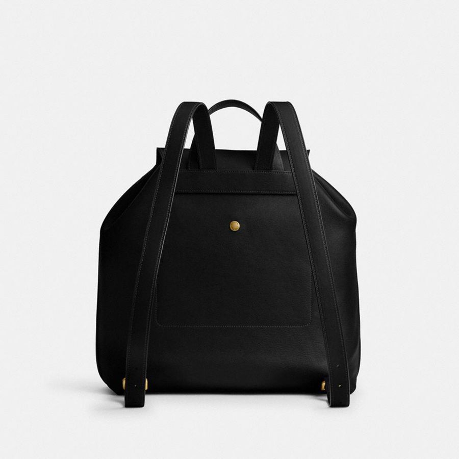Mochila COACH Crosby Feminino Pretas | 42158DFLY