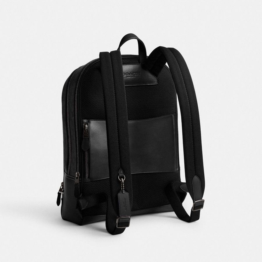 Mochila COACH Gotham In Signature Canvas Masculino Cinzentas | 93084GNBF