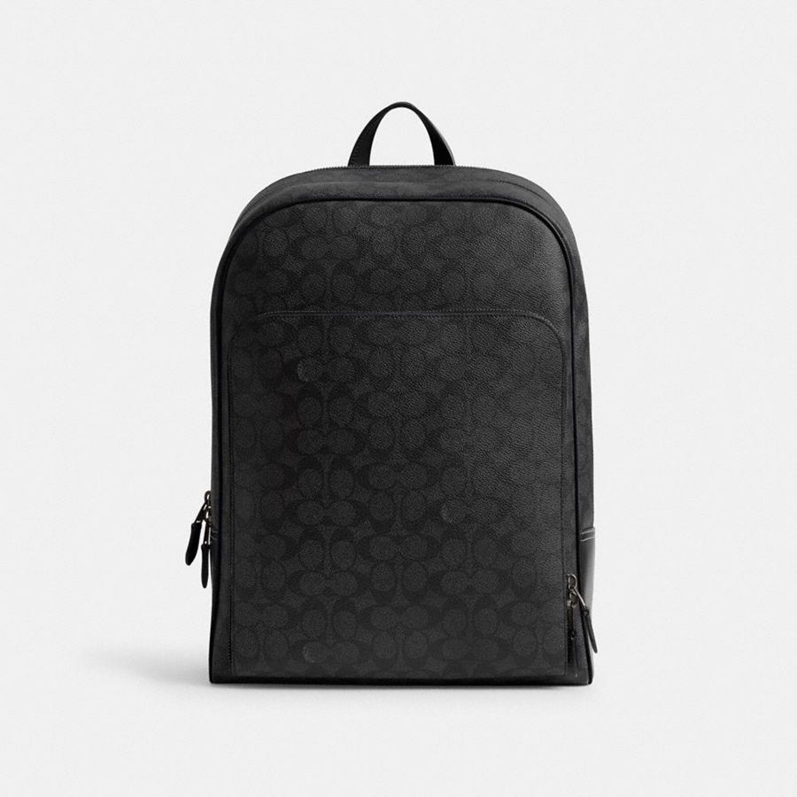 Mochila COACH Gotham In Signature Canvas Masculino Cinzentas | 93084GNBF