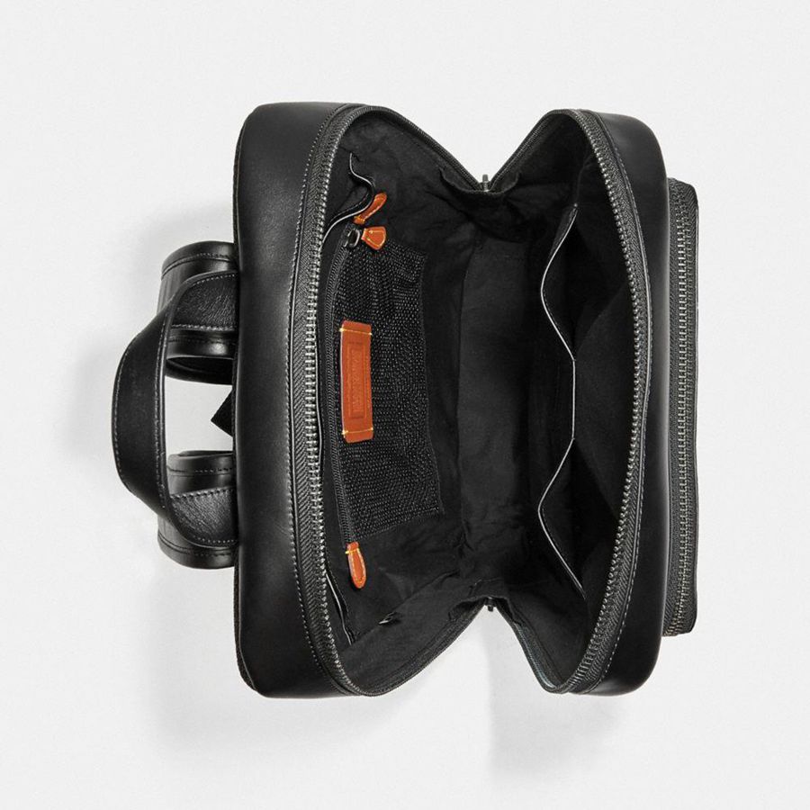 Mochila COACH Gotham In Signature Canvas Feminino Pretas | 63250SIPZ