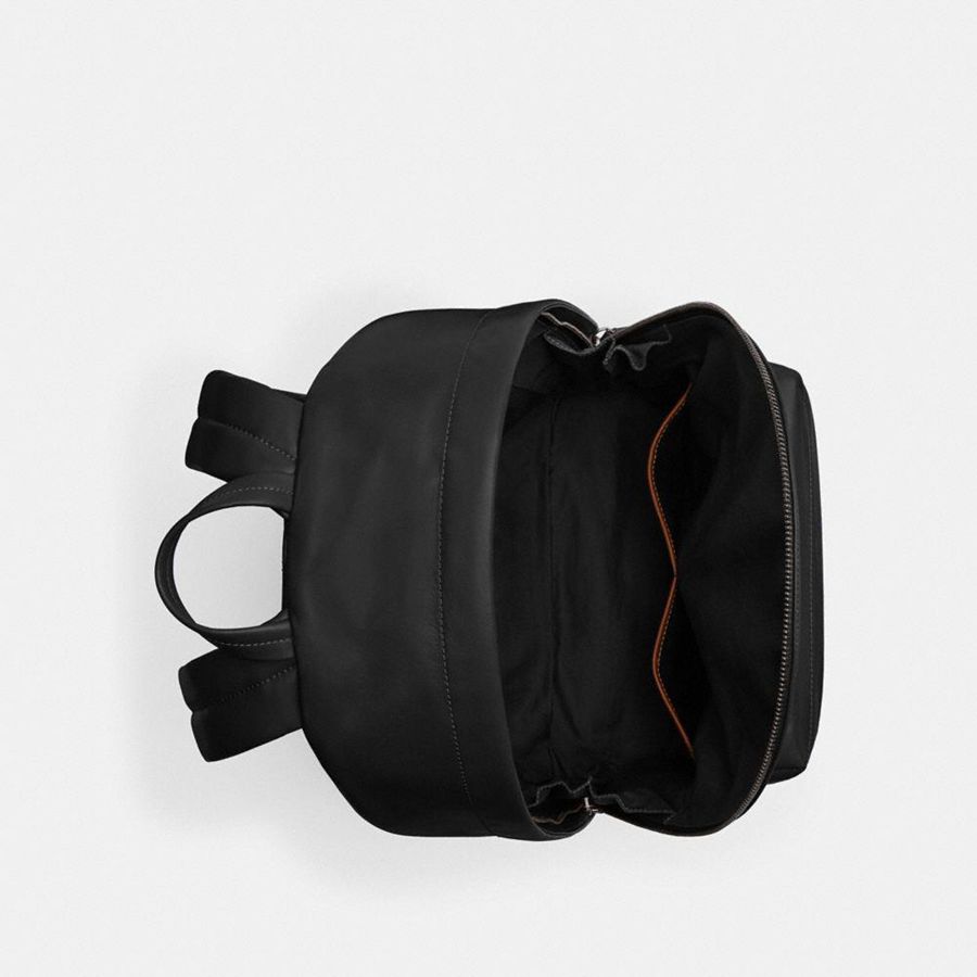 Mochila COACH Hall Masculino Pretas | 45268WBNE