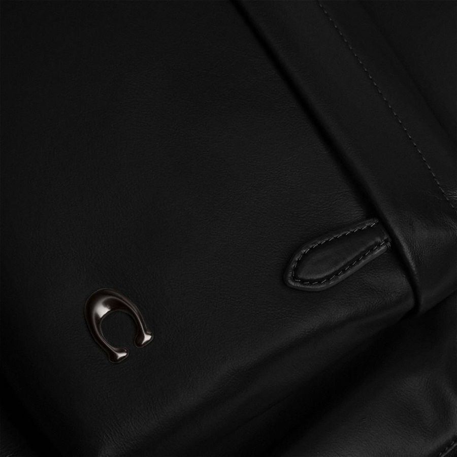 Mochila COACH Hall Masculino Pretas | 45268WBNE