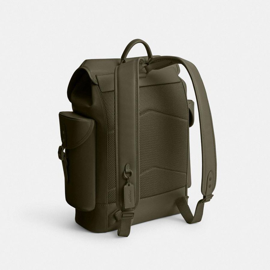 Mochila COACH Hitch Feminino Verdes | 43875UZHO