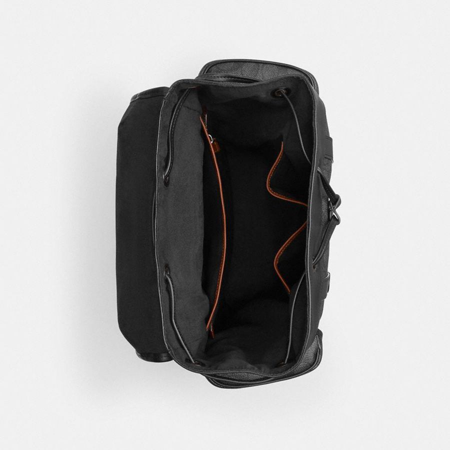 Mochila COACH Hitch In Signature Canvas Masculino Cinzentas | 36251PBCI