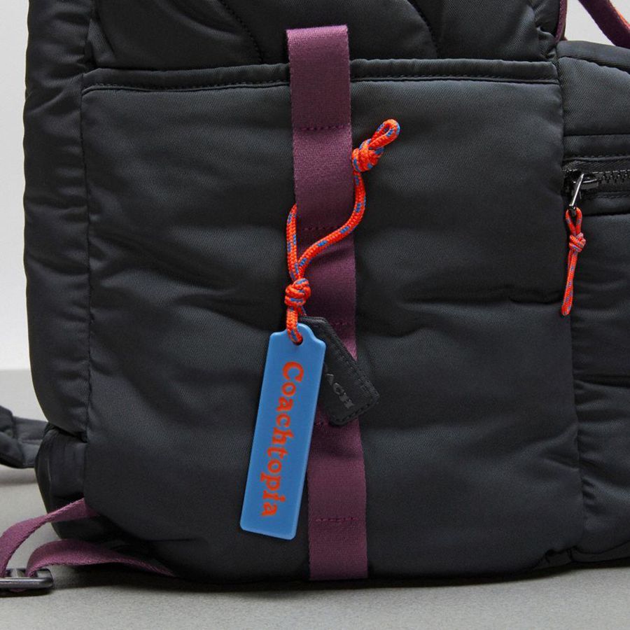 Mochila COACH Topia Loop Masculino Pretas | 71249GPYN