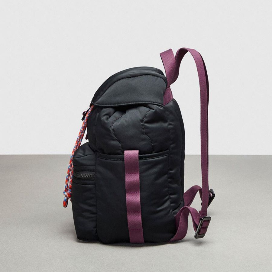Mochila COACH Topia Loop Mini Masculino Pretas | 36128FTKV