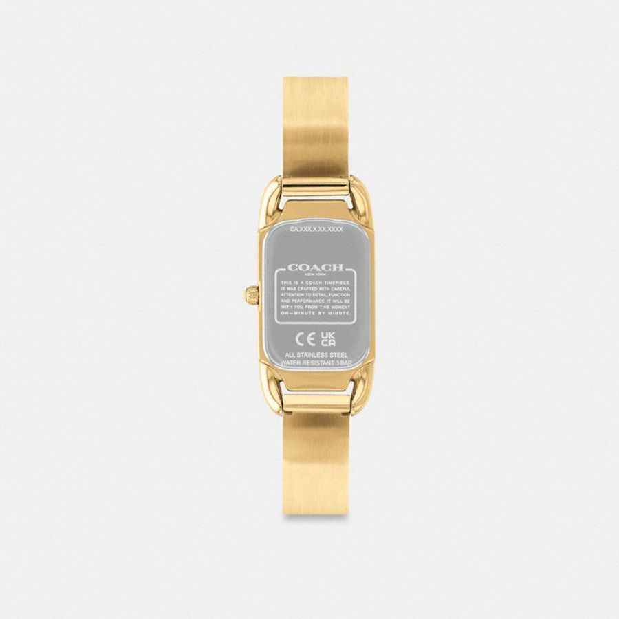 Relógios COACH Cadie, 17.5 Mm X 28.5 Mm Feminino Douradas | 25089AOZM