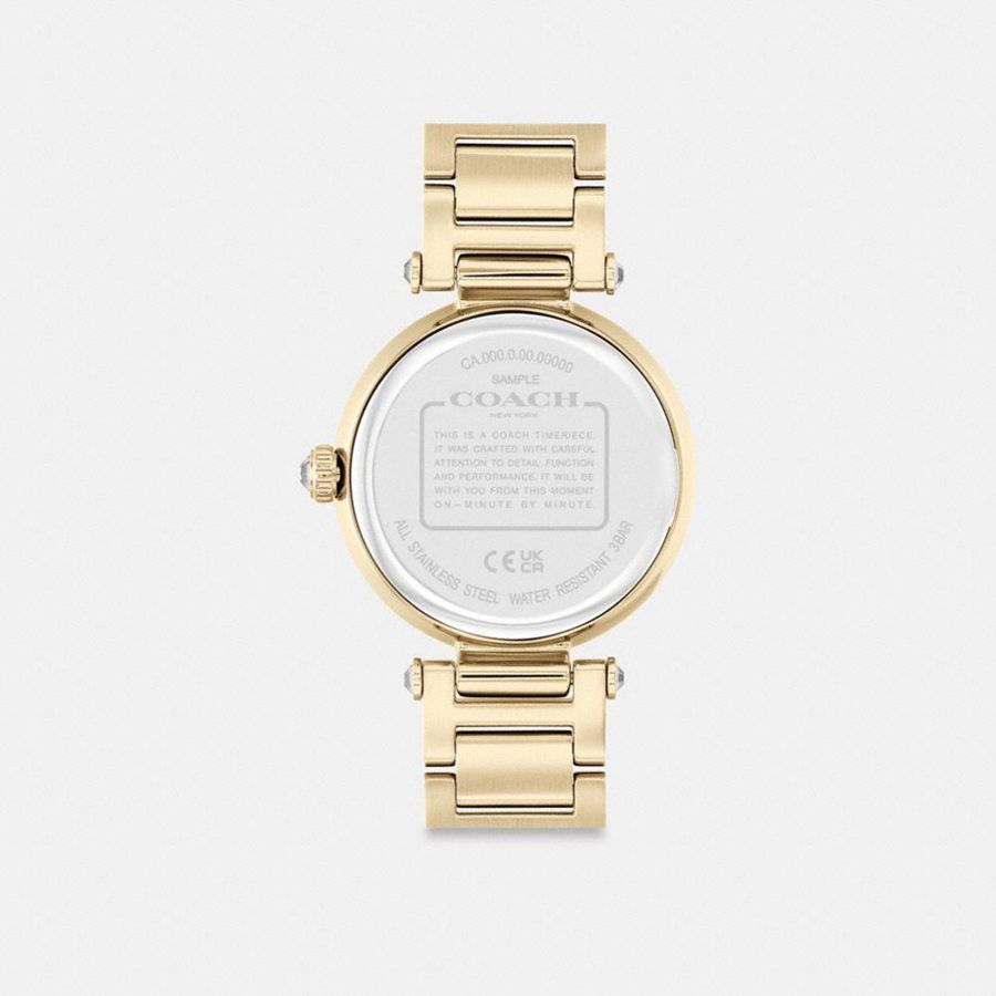 Relógios COACH Cary, 34 Mm Feminino Douradas | 46987XZFT