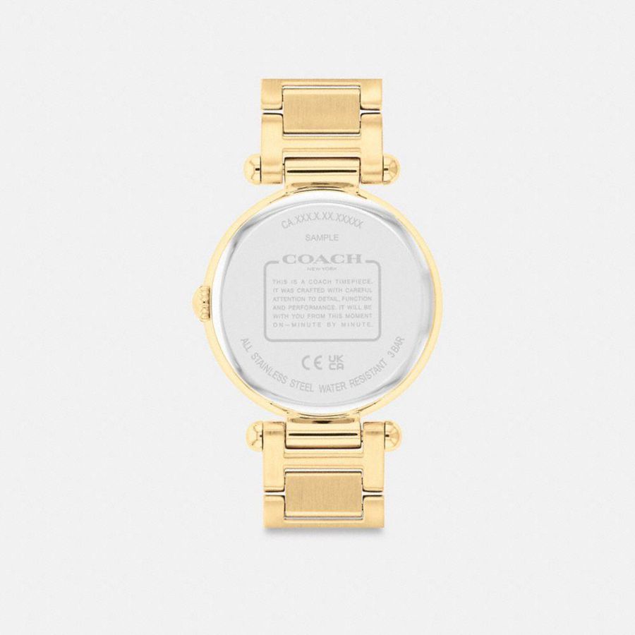 Relógios COACH Cary, 34 Mm Feminino Douradas | 60591TZNO