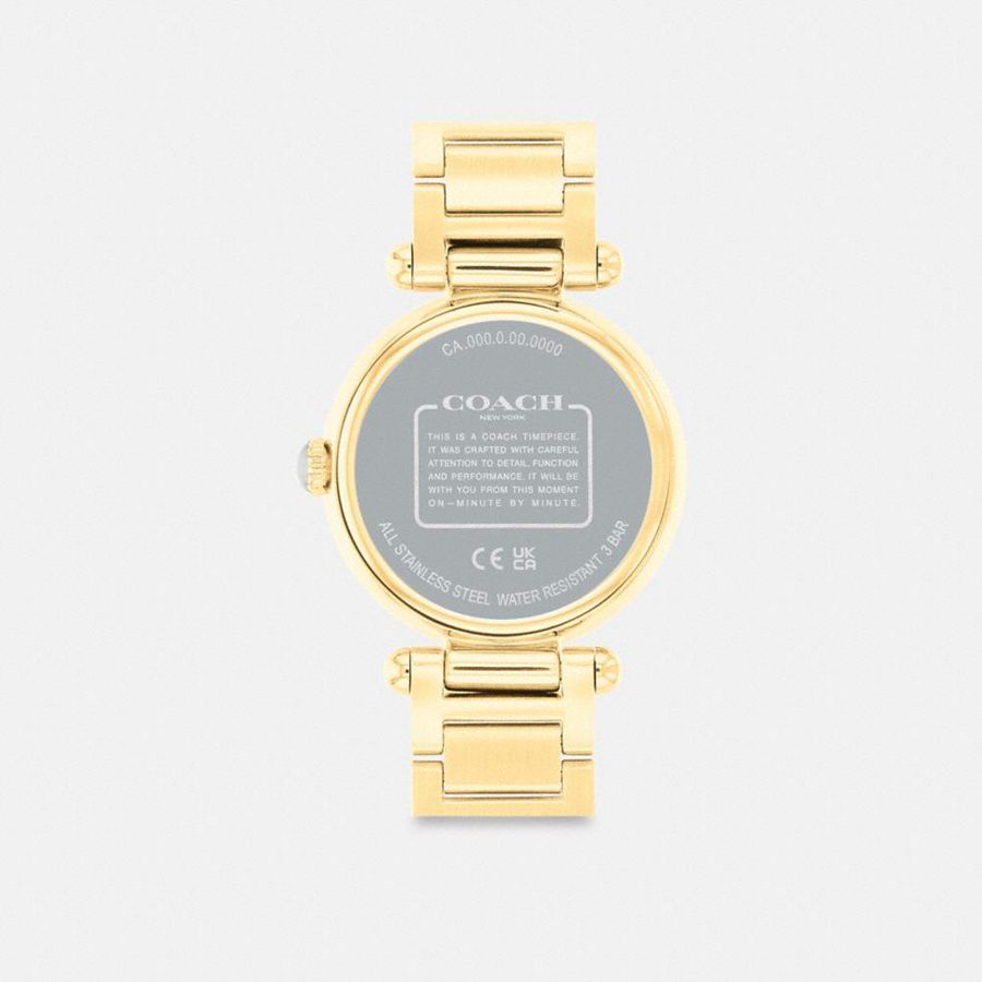Relógios COACH Cary, 34 Mm Feminino Douradas | 71382RDIW
