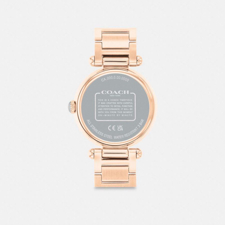 Relógios COACH Cary, 34 Mm Feminino Douradas | 53786NHYW