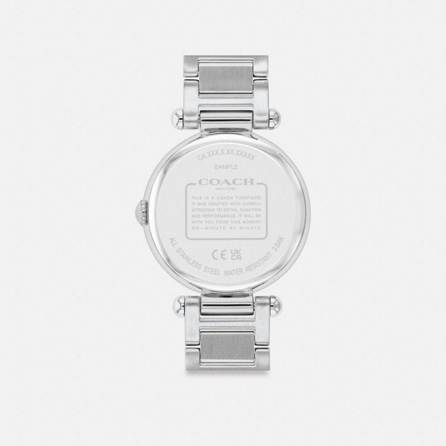 Relógios COACH Cary, 34 Mm Feminino Prateadas | 49251VEDO