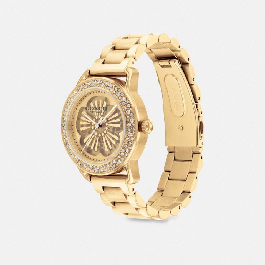 Relógios COACH Cruiser Automatic, 37 Mm Feminino Douradas | 17598CJRN