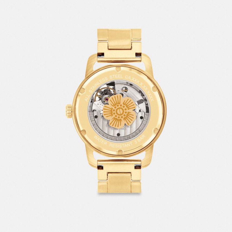 Relógios COACH Cruiser Automatic, 37 Mm Feminino Douradas | 17598CJRN