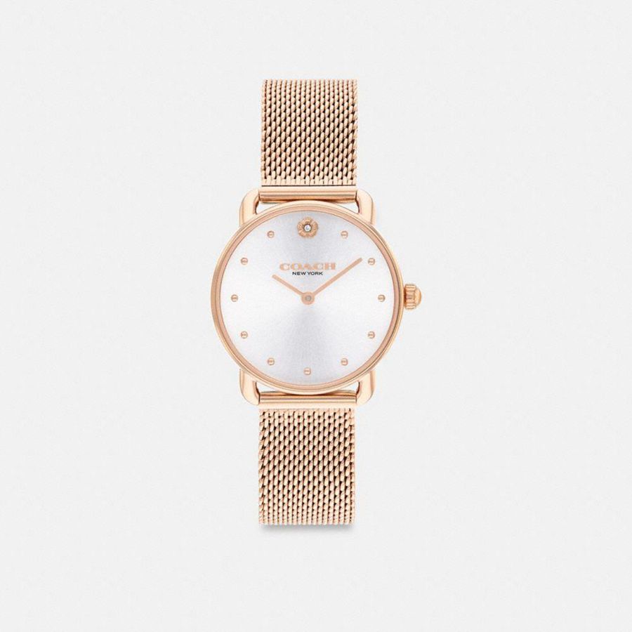 Relógios COACH Elliot, 28 Mm Feminino Douradas | 87613ZSIY