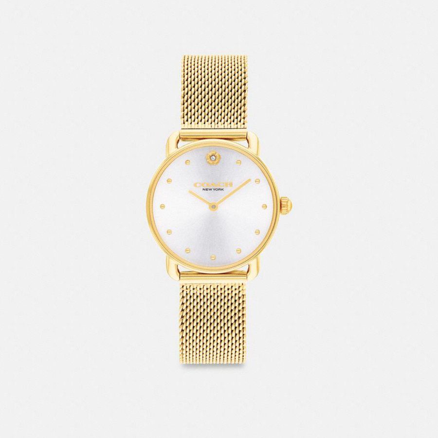 Relógios COACH Elliot, 28 Mm Feminino Douradas | 20179MNID