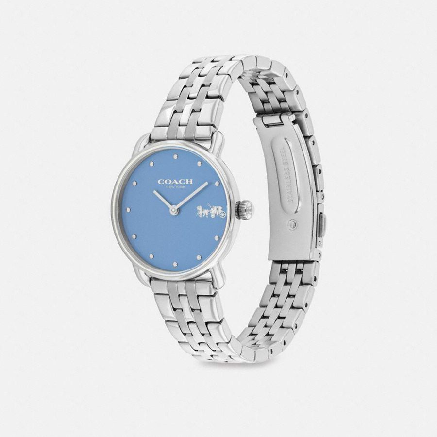 Relógios COACH Elliot, 28 Mm Feminino Prateadas | 29460GQXN