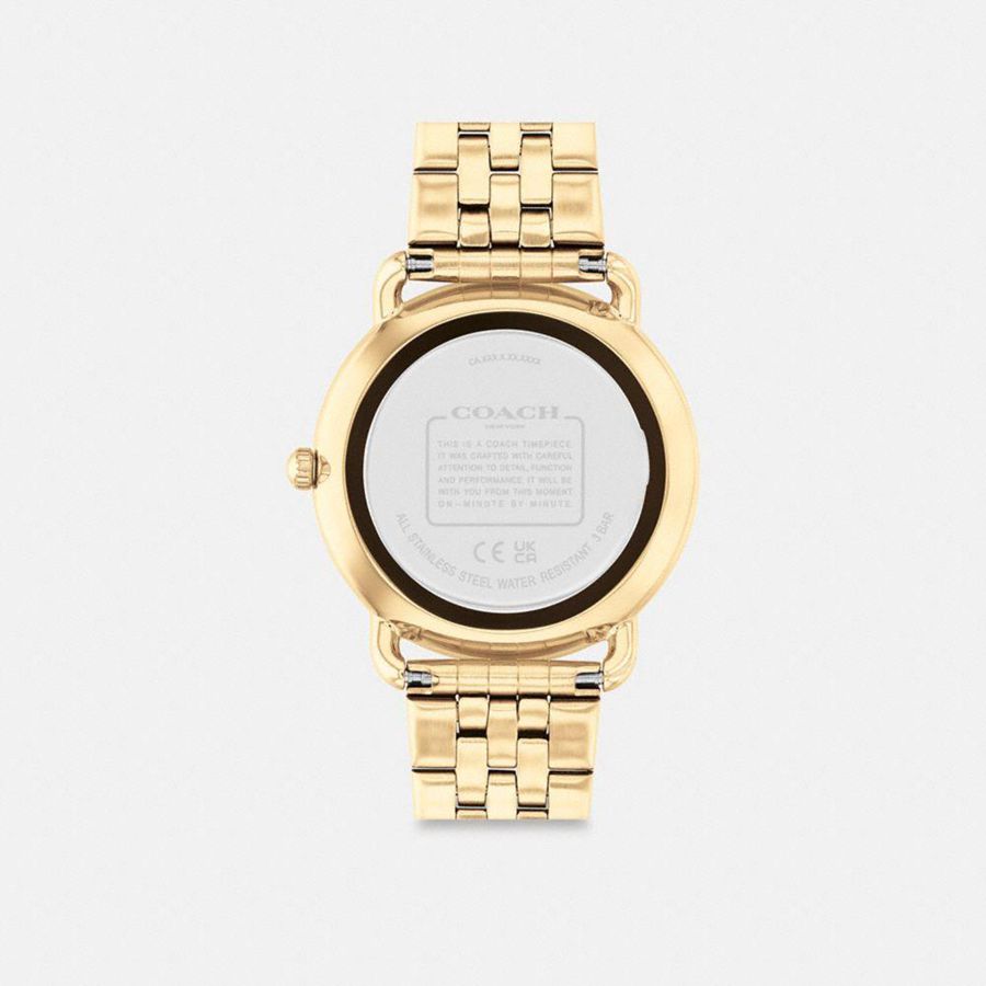 Relógios COACH Elliot, 36 Mm Feminino Douradas | 24065KQGZ