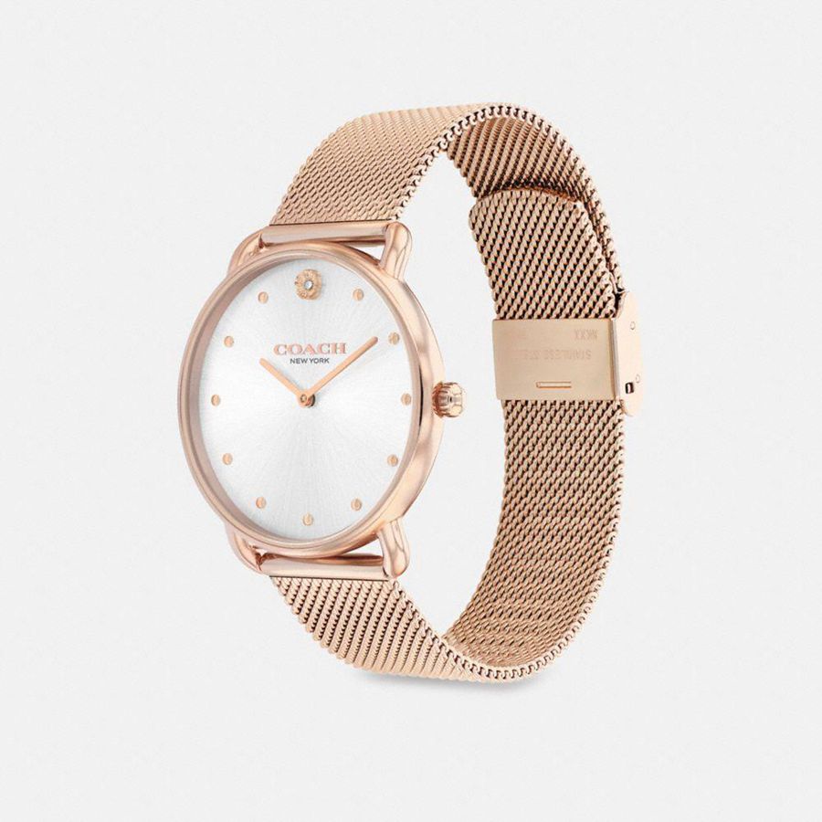 Relógios COACH Elliot, 36 Mm Feminino Douradas | 98542QFGS