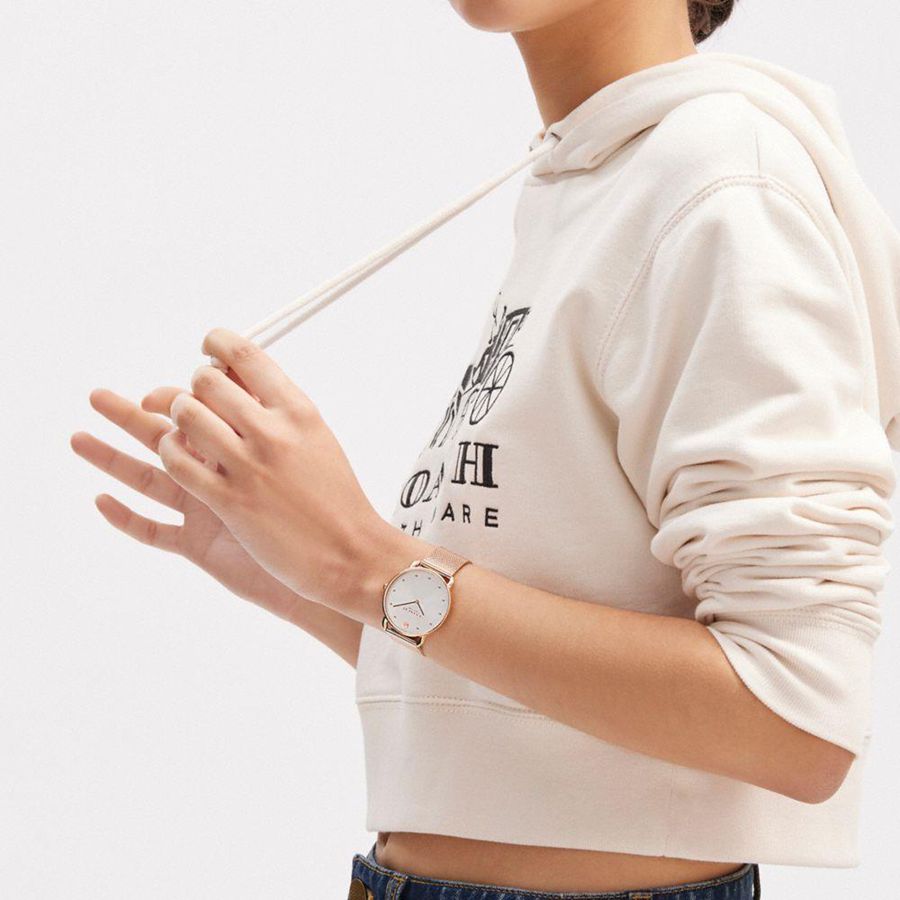 Relógios COACH Elliot, 36 Mm Feminino Douradas | 98542QFGS