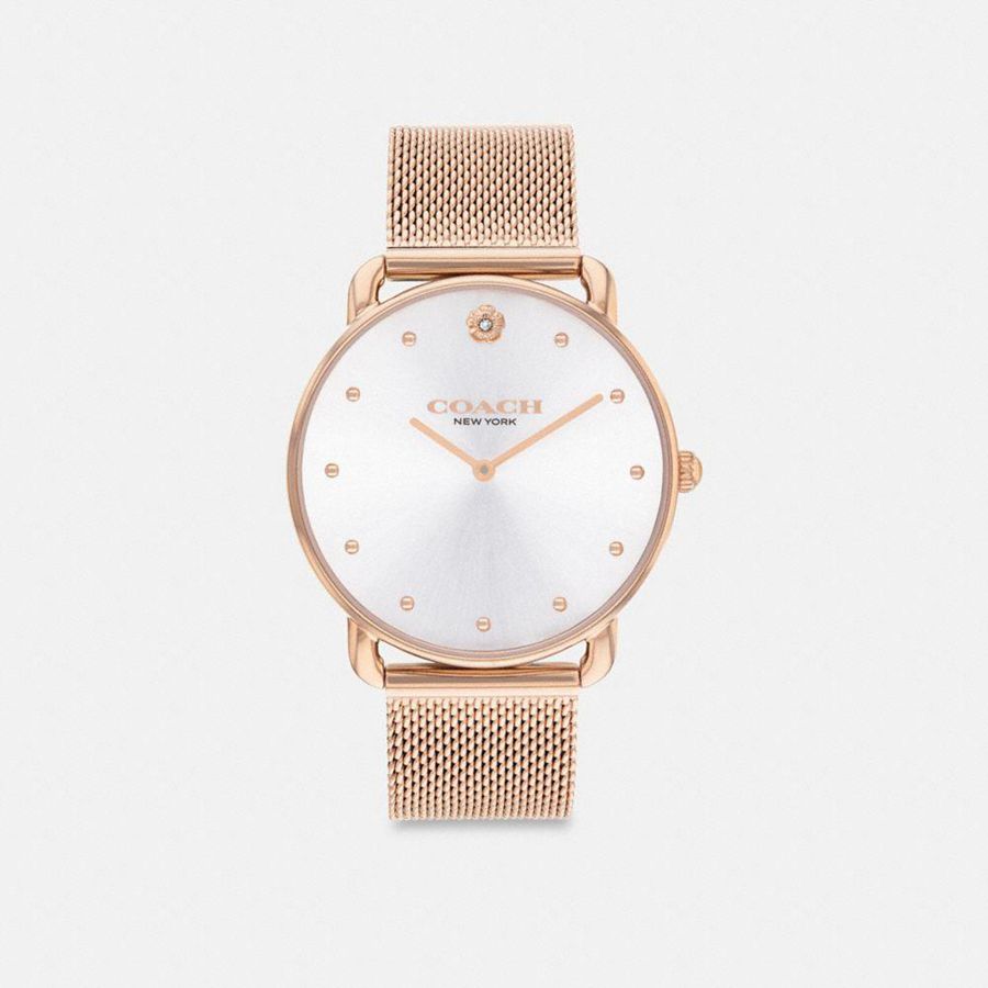 Relógios COACH Elliot, 36 Mm Feminino Douradas | 98542QFGS